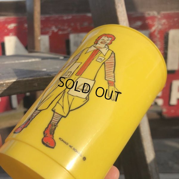 画像5: 70s Vintage McDonalds Ronald McDonald Plastic Cup (B963)