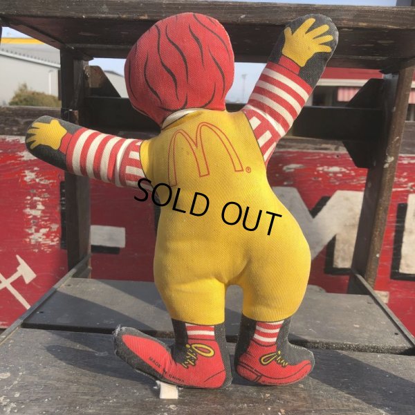 画像3: 80s Vintage McDonald's Pillow Doll Ronald 1987 (B689)