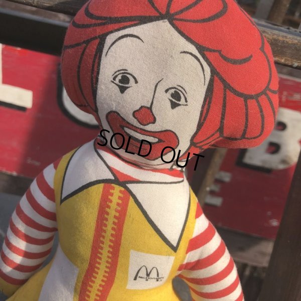 画像3: 80s Vintage McDonald's Pillow Doll Ronald (B139) 