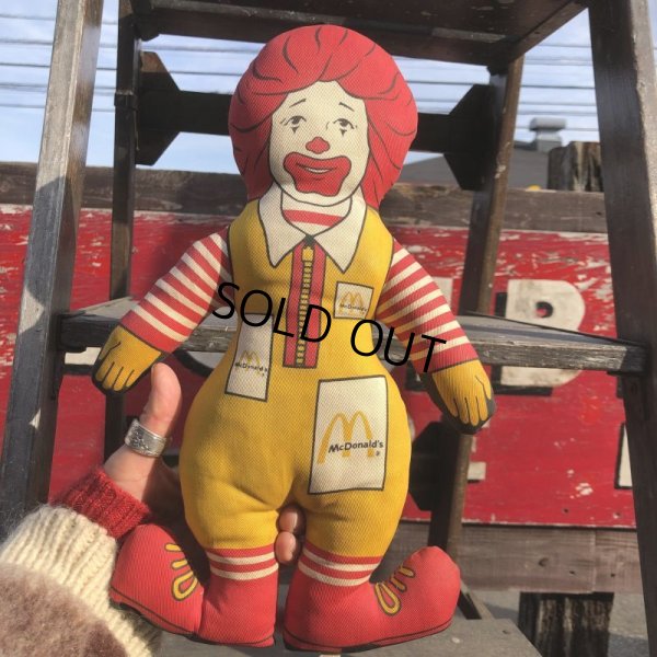 画像7: 80s Vintage McDonald's Pillow Doll Ronald 1985 (B140)