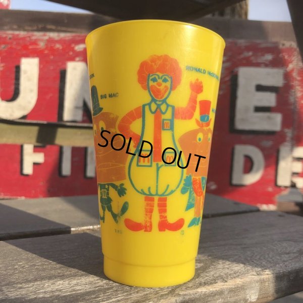 画像1: 70s Vintage McDonalds Plastic Cup (B964)