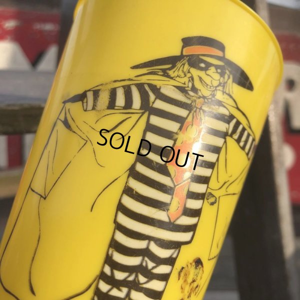 画像6: 70s Vintage McDonalds Hamburglar Plastic Cup (B962)