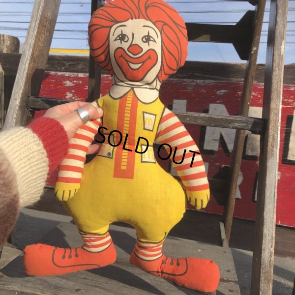 画像8: 70s Vintage McDonald's Pillow Doll Ronald (B142)
