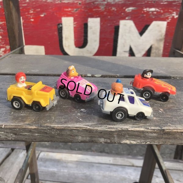 画像5: 80s Vintage McDonald's Fast Macs Car SET 1984 (B966)