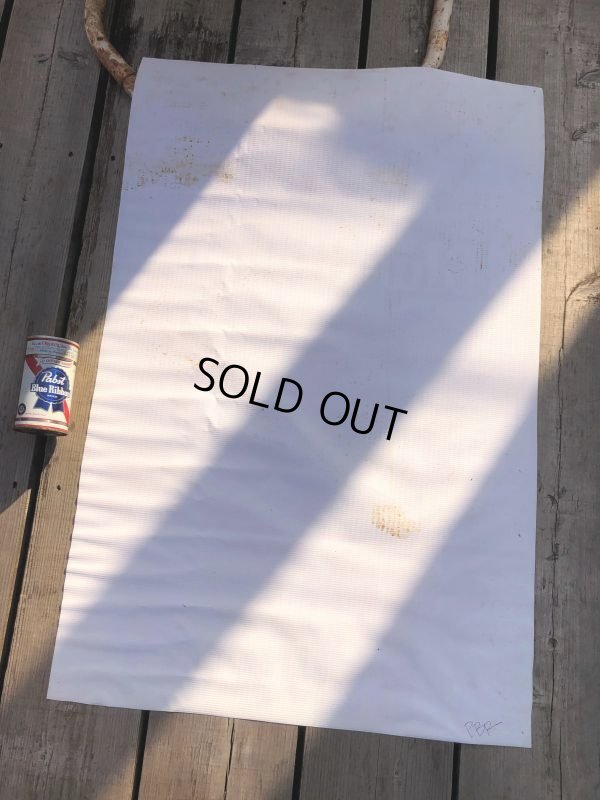 画像5: Vintage Pabst Blue Ribbon Beer Store Display Vinyl Banner Sign (B692)