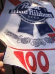 画像7: Vintage Pabst Blue Ribbon Beer Store Display Vinyl Banner Sign (B692)