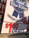 画像3: Vintage Pabst Blue Ribbon Beer Store Display Vinyl Banner Sign (B692)