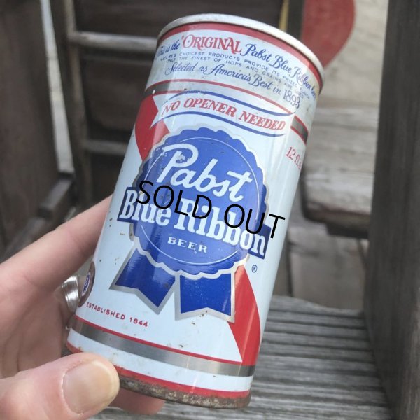 画像14: Vintage Pabst Blue Ribbon Beer 12oz Can (B862)