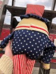 画像5: Vintage Stars and Stripes Uncle Sam 4th of July Humpty Dumpty Pillow Stuffed (B693)
