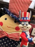 画像7: Vintage Stars and Stripes Uncle Sam 4th of July Humpty Dumpty Pillow Stuffed (B693)