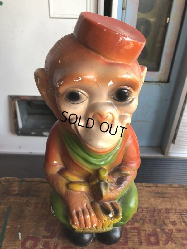 画像5: Vintage Carnival Chalkware Monkey Bank (B566)
