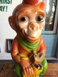 画像6: Vintage Carnival Chalkware Monkey Bank (B566)