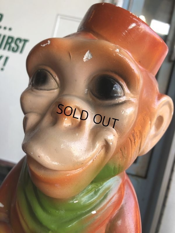 画像9: Vintage Carnival Chalkware Monkey Bank (B566)