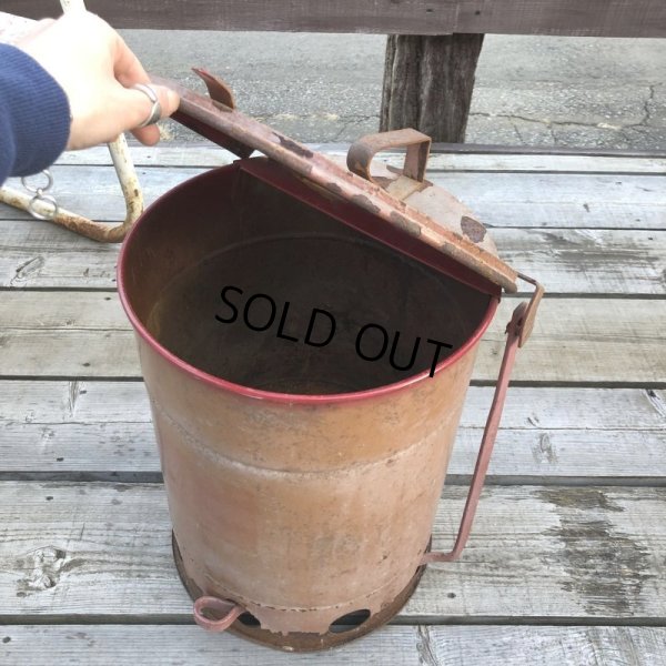 画像9: Vintage Metal Trush Can (B702)