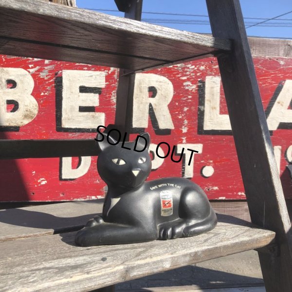 画像9: 80s Vintage Eveready Batteries Save With the Cat Coin Bank (B704)