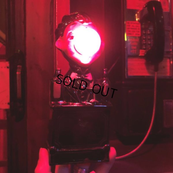 画像10: Vintage Drunk Bartender Bar Lamp (B705)