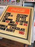 画像3: Vintage Advertising Coca-Cola Menu Board Sign (B707)