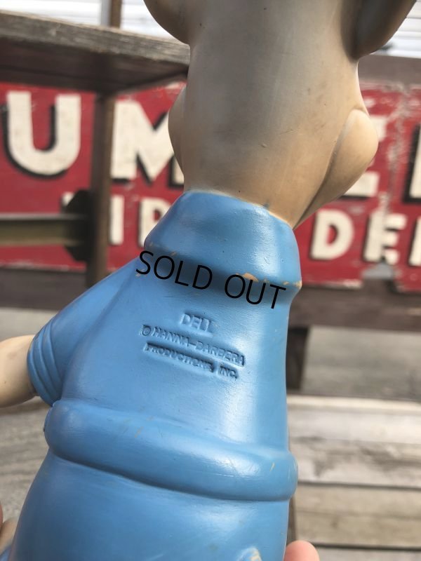 画像8: Vintage DELL Huckleberry Hound Police Rubber Vinyl Doll (B714)