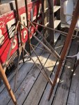 画像9: Vintage U.S.A Wooden Clothes Drying Laundry Rack (B715)