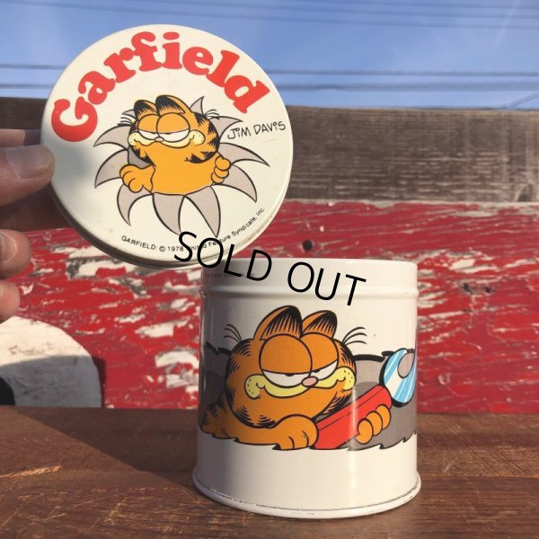 画像1: Vintage Garfield Tin Can (B735)