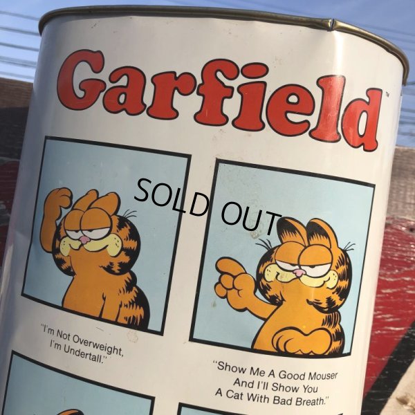 画像9: Vintage Garfield Trash Can (B733)