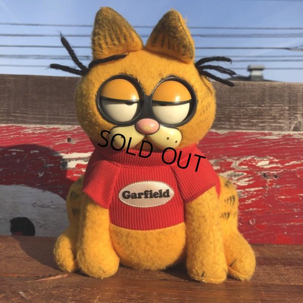 画像1: Vintage Mattel Garfield Talking Plush Doll (B731)