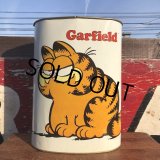 Vintage Garfield Trash Can (B733)