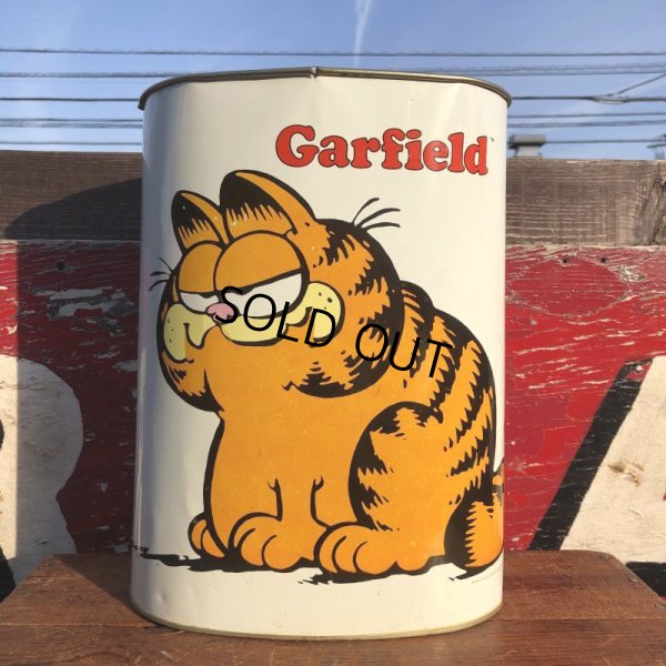 画像1: Vintage Garfield Trash Can (B733)