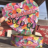 Vintage Necco Valentine Chocolates Candy Tin Can (B721)