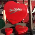 画像17: Vintage Mrs. Fields Valentine Chocolates Candy Tin Can SET (B723)