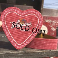 Vintage Whitman's Valentine Chocolates Candy Tin Can (B719)