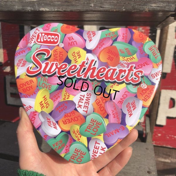 画像7: Vintage Necco Valentine Chocolates Candy Tin Can (B721)