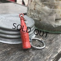 Vintage Coca-Cola Miniature Bottle Key Chain (B748)