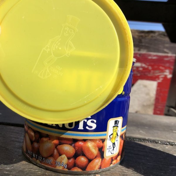 画像2: Vintage Planters Spanish Peanuts Tin Can (B736)