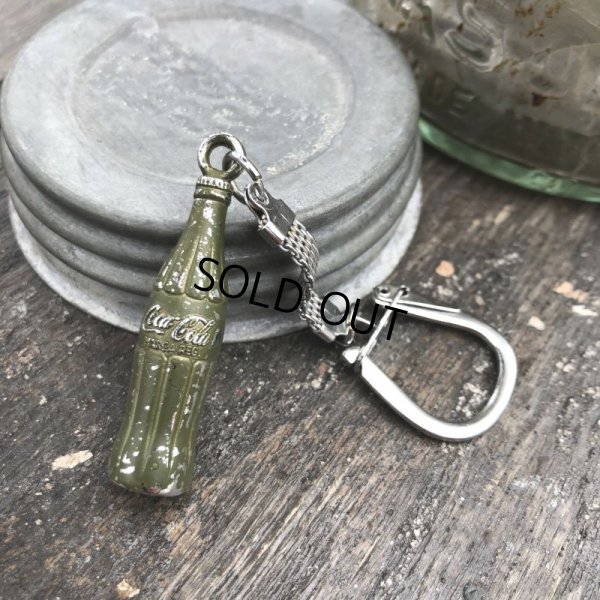 画像1: Vintage Coca-Cola Miniature Bottle Key Chain (B749)