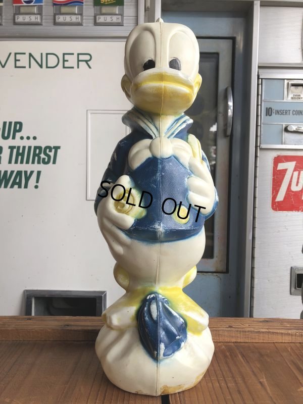 画像4: 60s Vintage Donald Duck Blow Mold Plastic Coin Bank 47cm (B747)