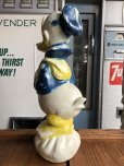 画像2: 60s Vintage Donald Duck Blow Mold Plastic Coin Bank 47cm (B747) (2)