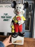 画像13: 60s Vintage Mickey Mouse Blow Mold Plastic Coin Bank 49cm (B746)