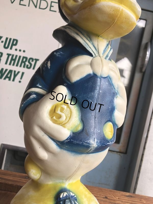 画像9: 60s Vintage Donald Duck Blow Mold Plastic Coin Bank 47cm (B747)