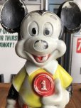 画像10: 60s Vintage Mickey Mouse Blow Mold Plastic Coin Bank 49cm (B746)