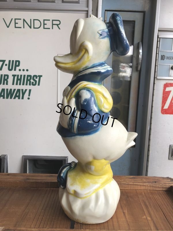 画像5: 60s Vintage Donald Duck Blow Mold Plastic Coin Bank 47cm (B747)