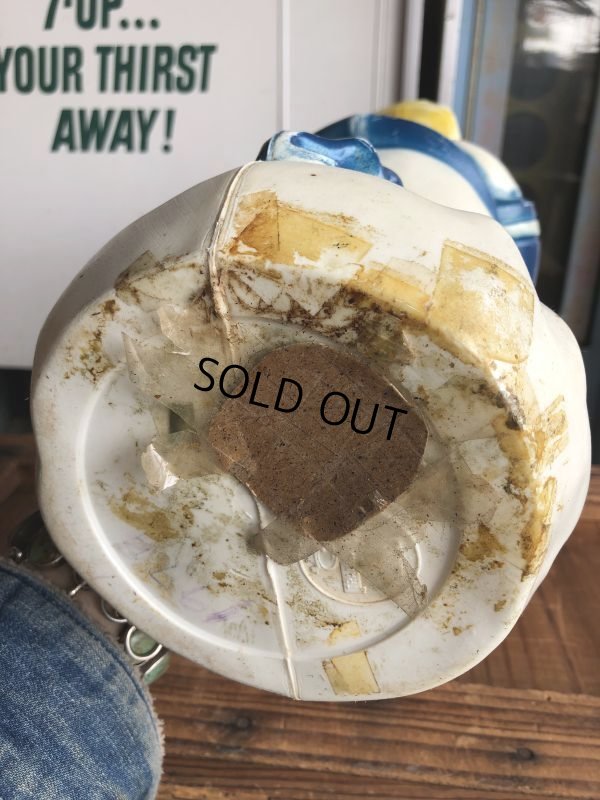 画像8: 60s Vintage Donald Duck Blow Mold Plastic Coin Bank 47cm (B747)