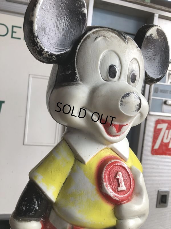 画像8: 60s Vintage Mickey Mouse Blow Mold Plastic Coin Bank 49cm (B746)