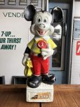 画像1: 60s Vintage Mickey Mouse Blow Mold Plastic Coin Bank 49cm (B746) (1)