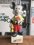 60s Vintage Mickey Mouse Blow Mold Plastic Coin Bank 49cm (B746)