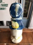 画像7: 60s Vintage Donald Duck Blow Mold Plastic Coin Bank 47cm (B747)