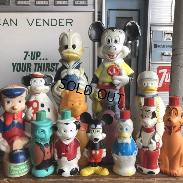 画像17: 60s Vintage Donald Duck Blow Mold Plastic Coin Bank 47cm (B747)