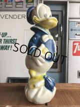 60s Vintage Donald Duck Blow Mold Plastic Coin Bank 47cm (B747)