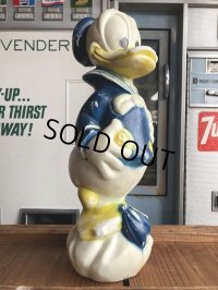 60s Vintage Donald Duck Blow Mold Plastic Coin Bank 47cm (B747)