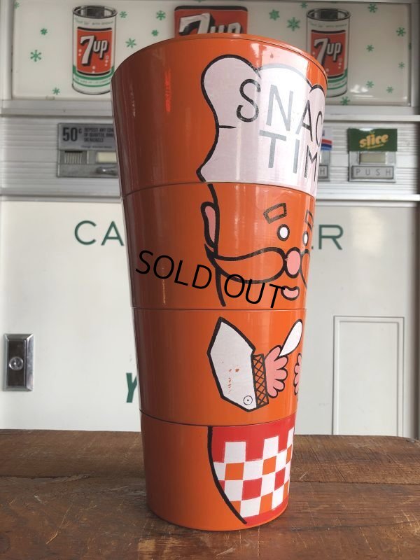 画像11: 70s Vintage Snack Time Nesting Bowls Containers (B749)